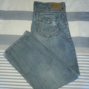 Silver - Mens Jean's - Zac Relaxed - 38/34